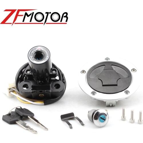 1 Set Motorcycle Ignition Switch Lock Gas Fuel Petrol Tank Cap Cover For Kawasaki Ninja ZX6R ZX-6R ZX 6R 2013-2018 With 2 key