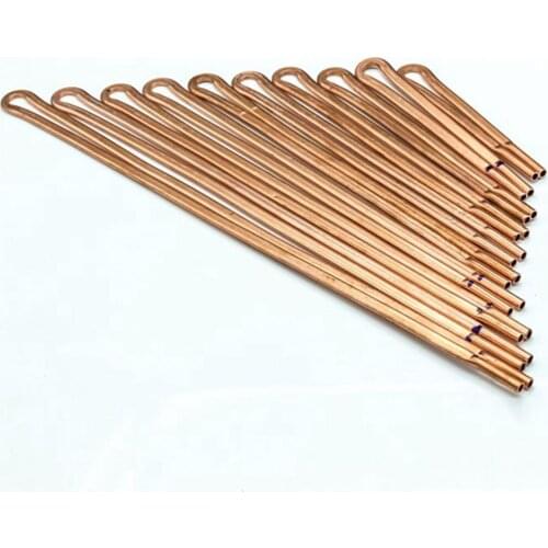 120/140/160/180/200/250/280/300mm Length 4x3mm Thickness:2.5mm Copper Loop Tube Laptop CPU Water Cooling DIY Radiator