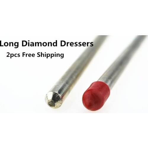 Jrealmer 2pcs 3/8x150x0.25mm Diamond Dresser Grinding Wheel Grinder Dressing Pen Tool For Power Tool