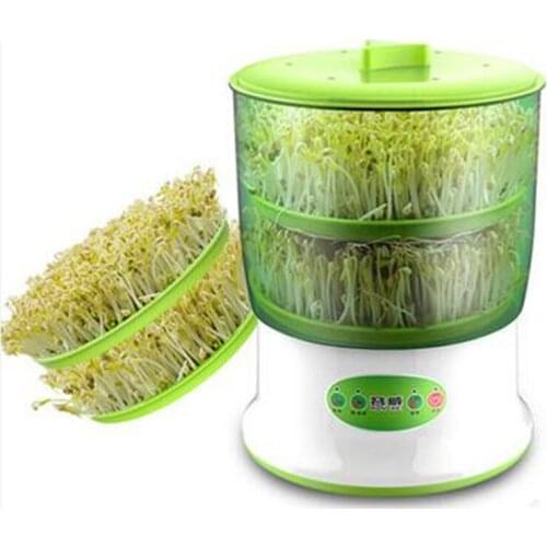 Hot Sale Automatic double Layers Bean Sprouts Machine Household Grow Bean Sprout Machine