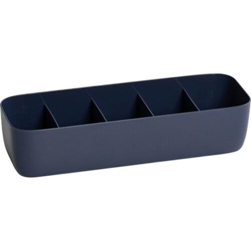 Household multi-color five-compartment socks storage box, three-compartment underwear storage box, dormitory storage box