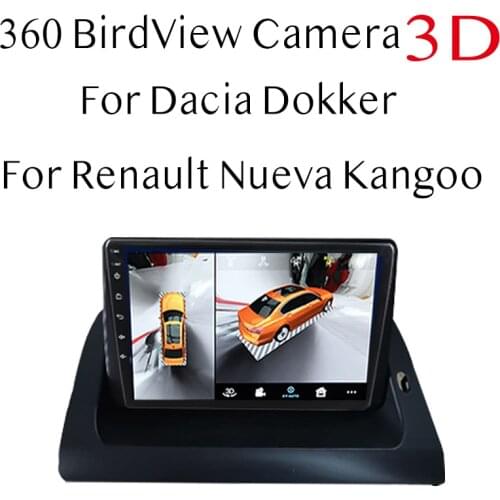 For Dacia Dokker For Renault Nueva Kangoo Car Multimedia GPS Radio Navigation NAVI Player Integration CarPlay 360 BirdView 3D