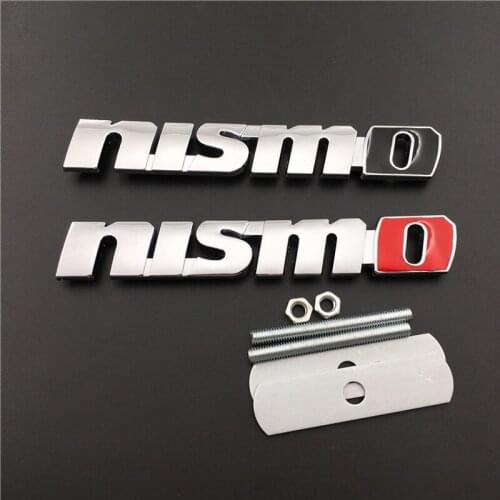 For Nissan X Trail T31 Tiida Leaf Sunny Note Qashqai Xterra for Nismo Logo Car Body Sticker Metal Emblem Auto Accessories