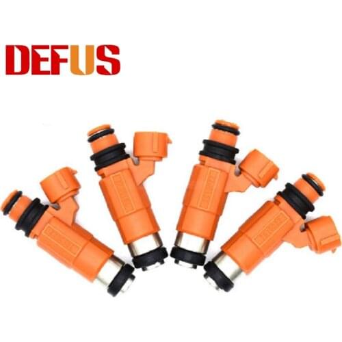 DEFUS Gasoline 4pcs INP-784 Fuel Injector Nozzle Bico For Misubishi Mazda E2200 2.2L L4 BT-50 INP784 INP 784 4 holes FENP13-250