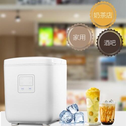 Ice Maker Commercial 15kg Small Dormitory Household Mini Student Full Automatic Round Ice Maker