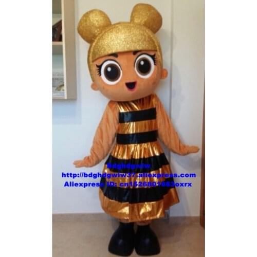 Baby Queen Bee Girl Doll Mascot Costume Adult Cartoon Character Outfit Suit MINIPINK Top Seller New Style Newest cx4057