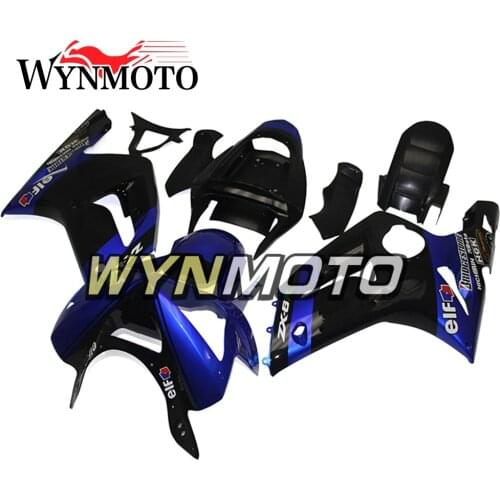 Complete Fairings For Kawasaki ZX-6R 03 04 ZX6R 2003-2004 Year Injection ABS Plastics Bodywork Covers Cowlings Frames Dark Blue