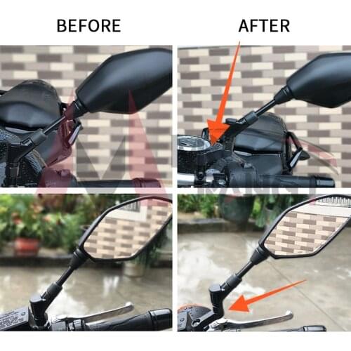 10MM Motorcycle Mirror Riser Extenders Spacers Extension Adapter Adaptor For Honda CB650R CB250/300R CB125/150R CB1000R CBF1000