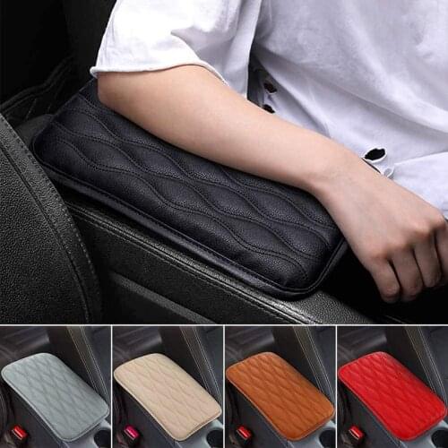 Universal Car Center Console Cover Pad Car Armrest Seat Box Cover Leather Auto Armrest Cover
