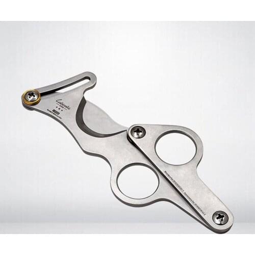 LUBINSKI High-Quality Metal V Shaped Cigar Cigarette Cutter Scissor Triple Blade Tobacco Smoking Tool Accessories For COHIBA