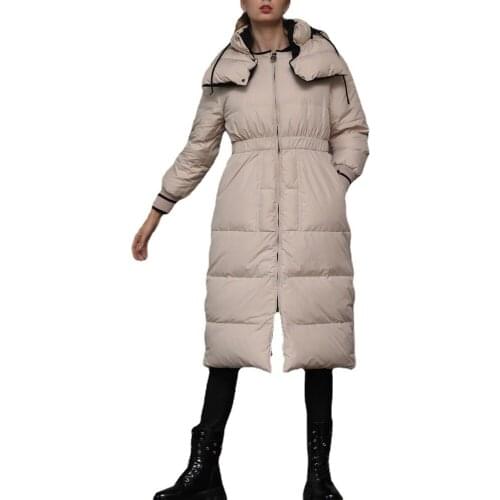 Oversize womens Coats 2021 Winter Jacket White Duck Down jacketS thickened down Parka womens X-long Outerwear
