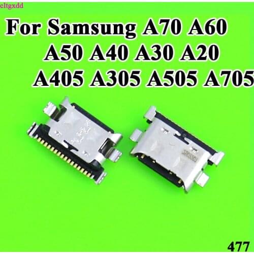 10pcs/lot Charger Micro USB Charging Port Dock Connector Socket For Samsung Galaxy A70 A60 A50 A40 A30 A20 A405 A305 A505 A705