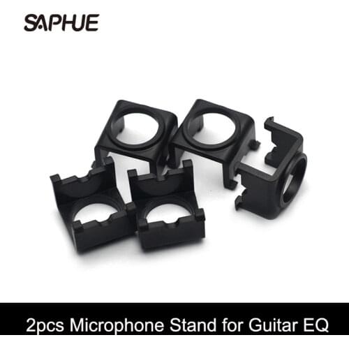 2pcs Microphone Stand for Guitar Equalizer Fishman Presys Blend Microphone Frame Guitar Parts Black