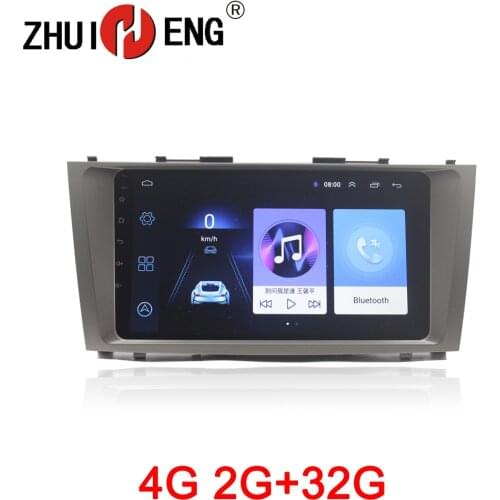 ZHUIHENG 2 din Car radio for Toyota Camry AURION V40 2006-2011 car dvd player GPS navi car accessories with 2G+32G 4G internet