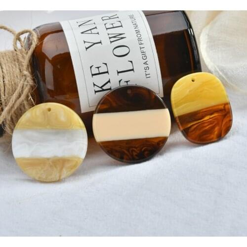 Diy jewelry accessory 20pcs/lot handmade round/oval shape charms earring/bracelet/necklace pendants decoration