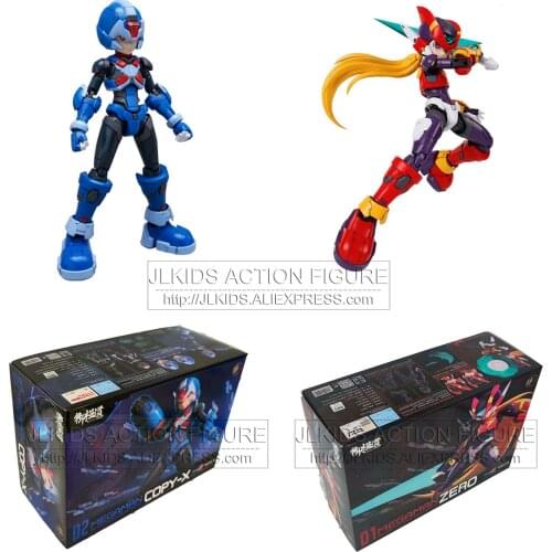 Action Figure Robot E-Model Mega Man COPY-X ROCKMAN x ZERO MEGAMAN X Assembling Model Toy