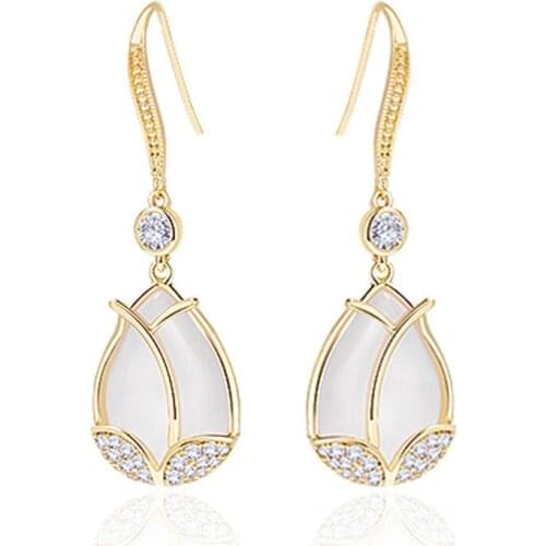 Small Rhinestone Shining Earring Trendy Super Shiny Zircon Ice Flower Earrings For Women Wholesale Jewelry 2021