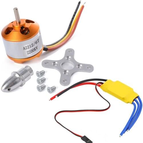 XXD A2212 A2208 930KV 1000KV 1400KV 2200KV 2700KV Brushless Motor with 30A Brushless ESC Motor Speed Controller for RC Drone