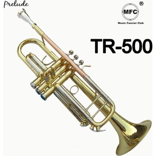 Music Fancier Club Bb Trumpet TR-500 Phosphorus Copper Music Instruments Profesional Trumpets 500 Included Case Mouthpiece