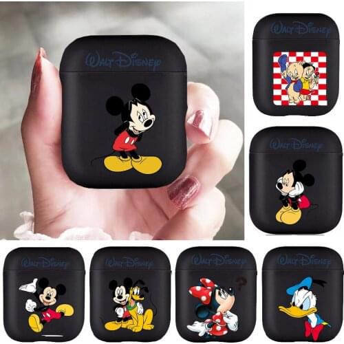Love Duck Mickey Minnie Mouse Soft Silicone Cases For Apple Airpods 1/2 Protective Bluetooth Wireless Earphone Cover For Apple A
