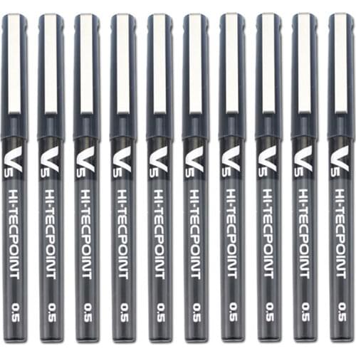 PILOT BX-V5 Gel Pens Set Fine Point Tip 0.5MM Water-based Smooth Ink Gelpen Stylo Kawaii Gel Ink School Pen Japan Stationery