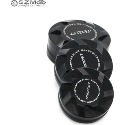 Front Rear Brake Cluth Cylinder Fluid Reservoir Cover For BMW R1200ST R1200 ST 2005 2006 2007 Aluminum Motorcycle Accessories