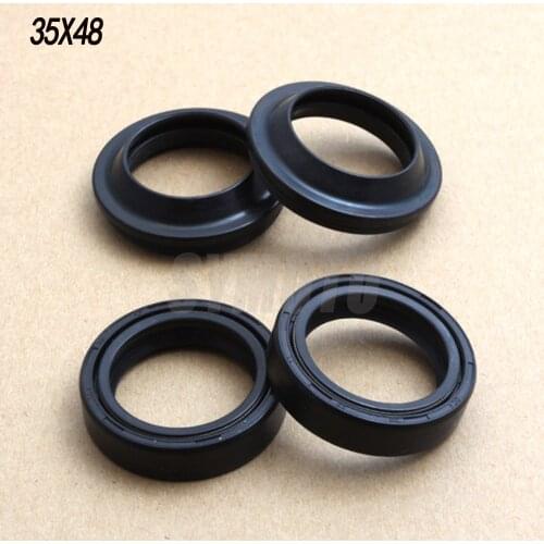 35X48X11 Motorcycle Front Fork Dust and Oil Seal for Honda CB750 Yamaha FZR250 RM125 EX250F Ninja 250R CBR250 CR125M CR250 MR250