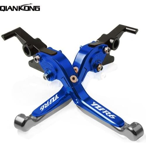 For YAMAHA YZF R6 YZFR6 1999 2000 2001 2002 2003 2004 YZF R6 Motorcycle CNC Adjustable Brake Clutch Levers handle