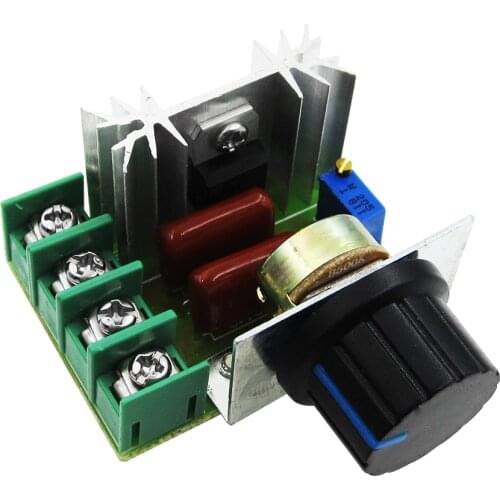 New 10PCS 2000W SCR Voltage Regulator Dimming Dimmers Speed Controller Thermostat AC 220V