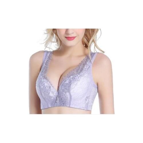 Luxury French Romantic sexy Lace Bras for Women Underwear lingerie bra C D E Cup large 75-100 Plus size t-shirt bralette C3308