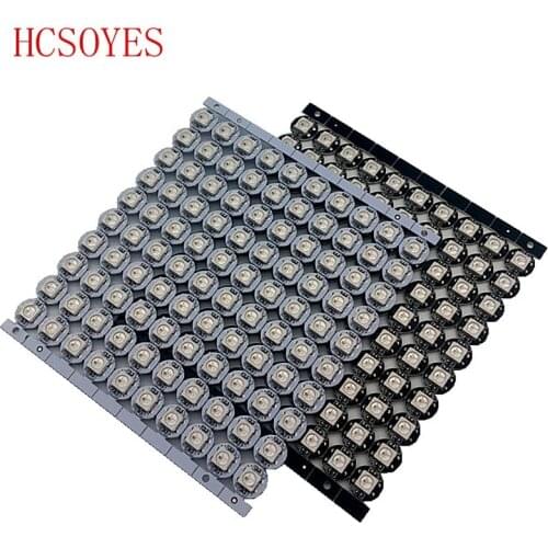 100 pcs ws2812b Individually addressable led chip ws2811 ic RGB 2812b led Heatsink(10mm*3mm) led light beads DC5V