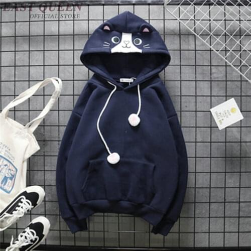 Sweatshirt with a hood hoodies for women 2018 Japanese style sweatshirt harajuku kawaii pulovers female sweatshirt KK1978 H