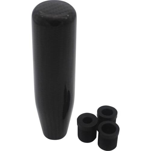 Universal Real Carbon Fiber Manual Gear Shift Knob Stick Shifter Lever Knob Automobiles Interior Accessories Clean