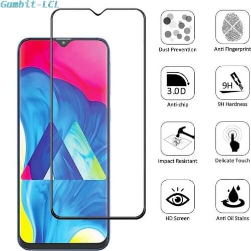 For Samsung Galaxy A10 A20 A30 A40 A50 A70 M10 M20 M30 Tempered Glass Protective Film Full Glue Screen cover Protector
