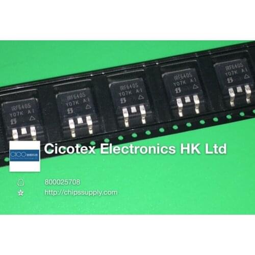 5pcs/lot IRF640S TO-263 IRF640SPBF 640 MOSFET N-CH 200V 18A D2PAK IRF640STRLPBF