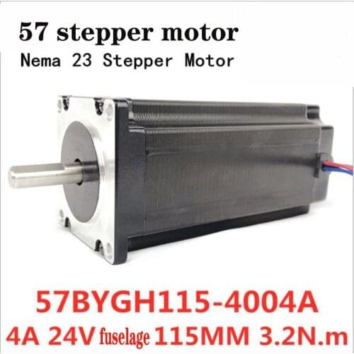 57 stepping motor 57bygh115 two phase hybrid stepping motor 3D printer engraving machine high torque