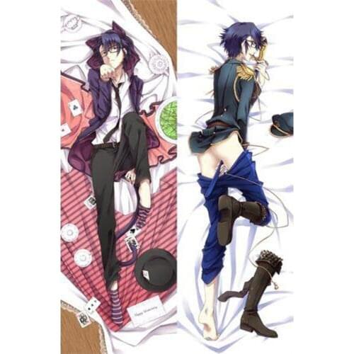 BL Male Hot Japanese Anime K Project Saruhiko Fushimi Throw Otaku Dakimakura Gifts Bedding Hugging Body Pillow Case 150x50 CM