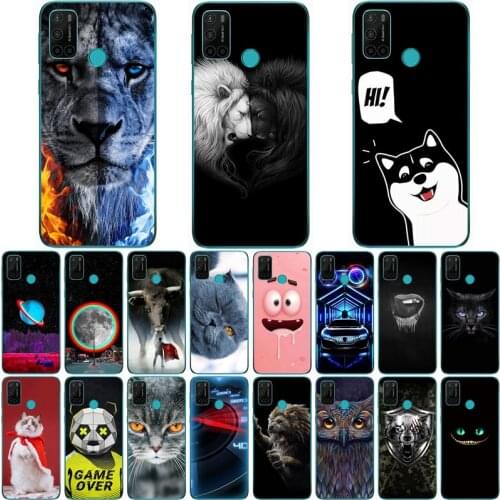 For VSMART JOY 4 Case Wolf Silicon TPU Fundas for Vsmart Joy 4 Cat Animal Shell Bag Housing Phone Cases