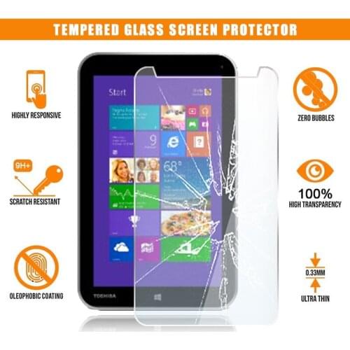 For Toshiba Encore WT8-A-102 8.0" Tablet Tempered Glass Screen Protector Scratch Resistant Anti-fingerprint Film Cover