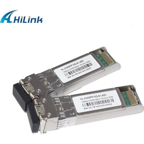 Hilinktech ! 10G CWDM SFP+ 40KM 1510nm HLSC511XL-CD40 LC DDM transceiver module
