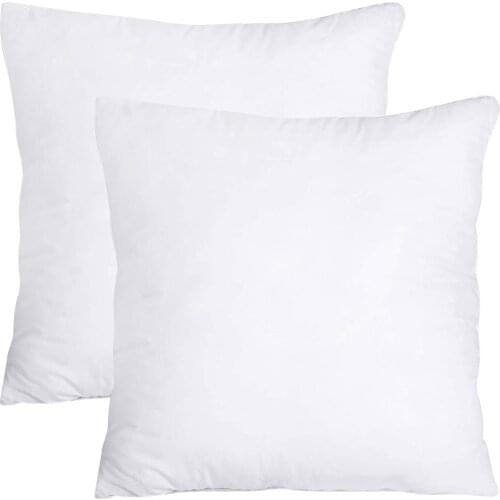 2PC White Non-woven Pillow Core Cotton Square Cushion Core 40x40cm Hotel Home Textile Cushion Insert 35x35cm