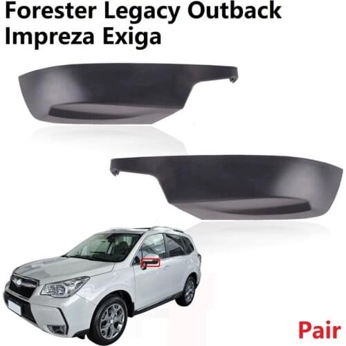 Pair Wing Rearview Side Mirror Cover Lower Cap for Subaru Forester Outback XV Impreza WRX STI Legacy 2013-2017