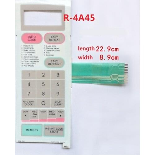Microwave Oven Panel Switch Accessories Suitable For Sharp R-4A45 R-3G54T R-5G50