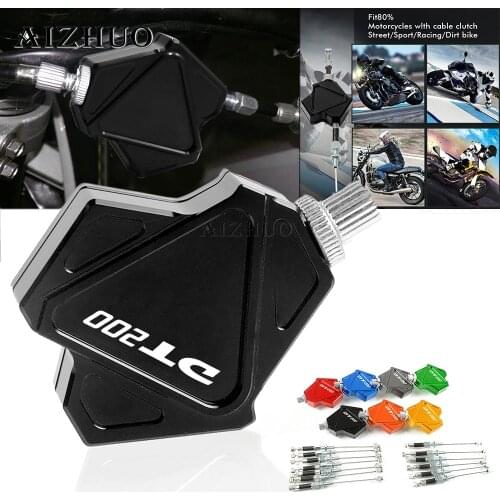 Motorcycle CNC Aluminum Stunt Clutch Lever Easy Pull Cable System For Yamaha DT200 DT 200 1988 1989 1990 1991 1992 1993 1994