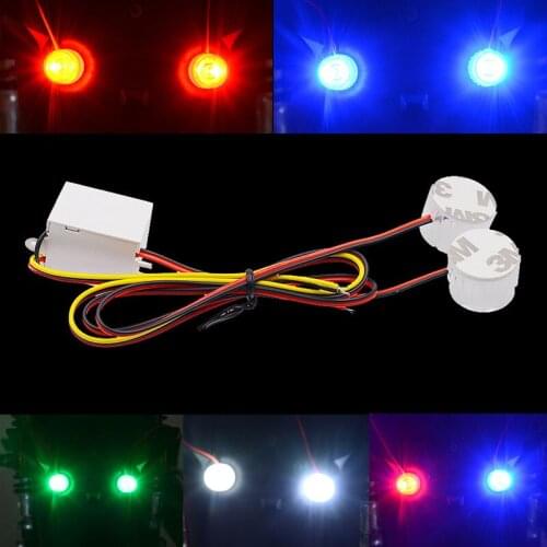 Motorcycle general decorative rear taillight color light, super bright LED brake light modification accessories 12-85v