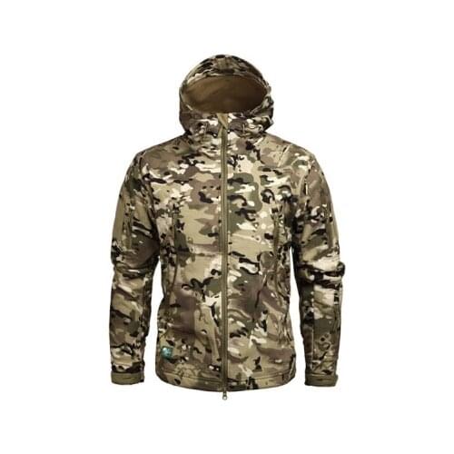 2020 new Autumn Mens Military Camouflage Fleece Jacket Army Tactical Clothing Multicam Male Camouflage Windbreakers tops