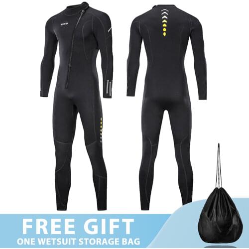 Men Wetsuit 3mm Neoprene Surfing Scuba Diving Snorkeling Swimming Body Suit Wet Suit Surf Kitesurf Clothes Equipment