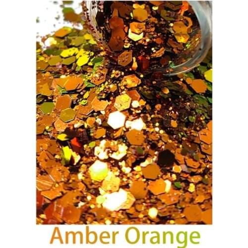 Craft Glitter Set 12 Colors Holographic Glitter Resin Slime Cup Rainbow Glitter Film Suitable for Body Face Nail Art N2UE