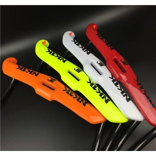 Newest white fluo green red orange colored Road bike Racing full carbon fibre bicycle handlebar 31.8*400/420/440mm Free Shipping