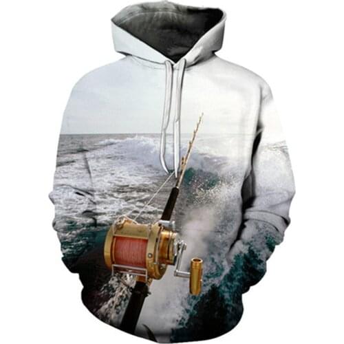 2021 new Fishing Beautiful pattern 3D Printed Mens Hoodie Harajuku Fashion Sweatshirt Unisex Casual jacket Casual Pullover